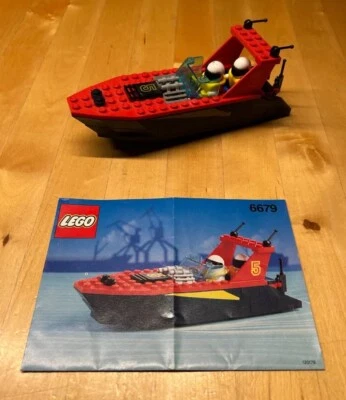 Lego System 6679 Speedboot OBA-100% komplett - Bild 1 von 4