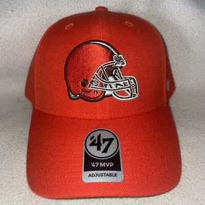 Cleveland Browns Casco Naranja '47 Marca MVP Gorra Ajustable Sombrero - Imagen 1 de 5