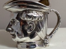 A RARE German Sterling Silver Cream Jug - Antique 1899