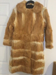 1970s made to measure real fur coat xs- s very good condition with pockets - Picture 1 of 8