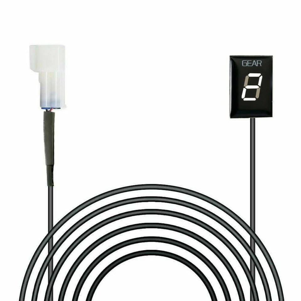 Indicador LED de engranajes de motocicleta para Kawasaki ER-6F Ninja 250R 300 400R 650 1000 Foto 1 de 4