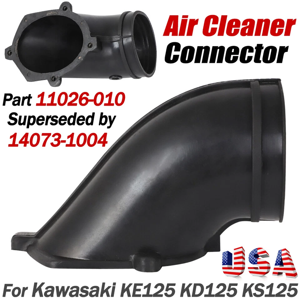 PARA KAWASAKI KE125 KS125 KD125 FILTRO DE AIRE CONECTOR ADMISIÓN 11026-010 14073-1004 Foto 1 de 4