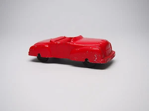 VINTAGE SLIK #9701 RED CONVERTIBLE ALUMINUM TOY CAR - Picture 1 of 8