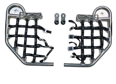 Blingstar Iron Man Nerf Bars Polished Yamaha YFZ450 YFZ 450 2004-2013 - Image 1 of 3