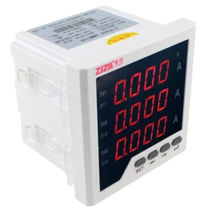 Amperímetro trifásico de CA Pantalla digital inteligente Amperiómetro 96X96 mm - Imagen 1 de 25