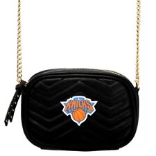 New York Knicks Womens Purse Black Crossbody Bag Inside Pockets Fisll NBA