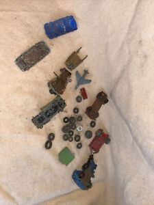 DINKY TOYS  And Corgi 1950s Job Lot X8 Land Rover Jeeps Saladin Lesley Carrier