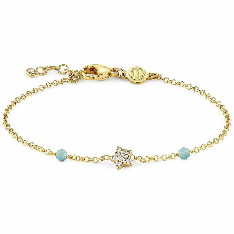 Bracciale Donna NOMINATION GIOIE 146202/016 Argento 925% Gold Stella Swarovski - Immagine 1 di 1