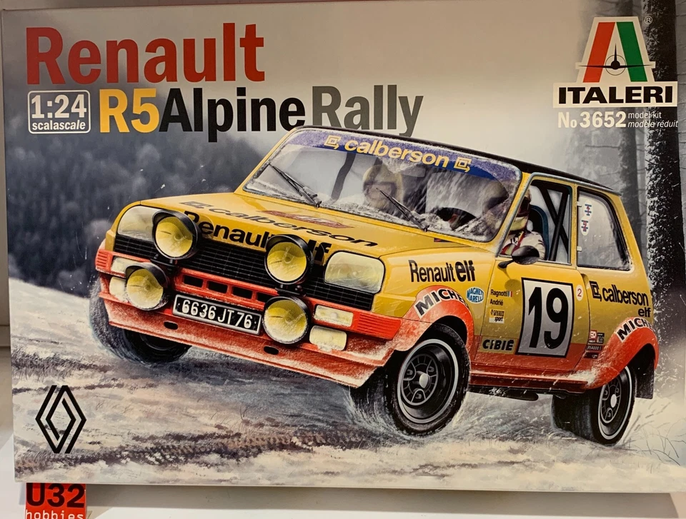 ITALERI 3652 KIT 1/24 RENAULT 5 ALPINE RALLY CALBERSON - Immagine 1 di 1