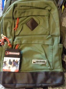 High Mountain 20L Backpack Olive Green New with tag. Nylon with leather base - Picture 1 of 4