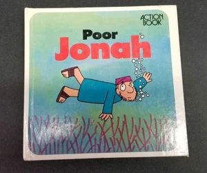 Vintage Poor Jonah Action Book Pop Up Jim Roberts Concordia Publishing Hardcover - Picture 1 of 10