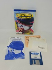 Downhill Challenge Commodore Amiga Game - In Box - 3.5" w/ Manual Broderbund