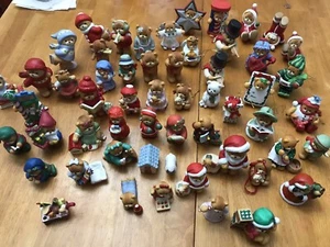 Lucy and Me Enesco, HUGE Lot vintage Bears Christmas Collection - Picture 1 of 14
