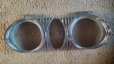 1964 64 DODGE POLARA 440 330 ХРОМИРОВАННЫЕ ВНУТРЕННИЕ ОБОДКИ ФАР # 2417524 & 2417525 - Изображение 1 из 4