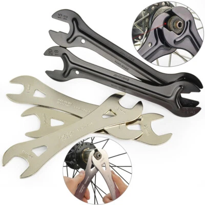 Chiave a cono testa aperta 13to24 mm acciaio ad alto tenore di carbonio strumento riparazione rimozione bicicletta - Immagine 1 di 4