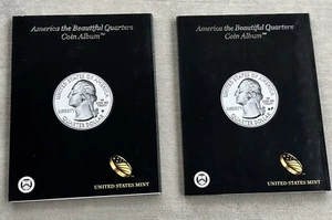 Official America Beautiful U.S. P & D Mint 112 Quarters National Park Album Set - Picture 1 of 7