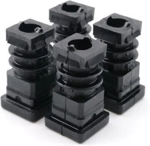 Design61 4X Gewindestopfen Vierkantrohrstopfen 18x18 MM 1,5 -2mm M8 - Imagen 1 de 5