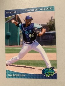 Dalbert Siri 2018 Lynchburg Hill Cats Team Card
