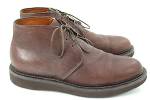 Viberg Uplands Boot Marrone Washed Kangaroo 10.5 E  Goodyear Welt - Picture 1 of 11