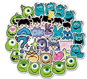 Monster Inc Decal Vinyl Stickers Assorted Lot of 40 Pieces - Picture 1 of 1