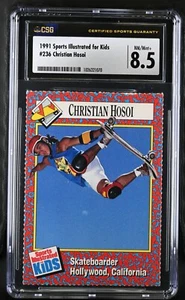 Christian Hosoi 1991 Sports Illustrated for Kids SI Rookie Card CSG graded 8.5 - Picture 1 of 2