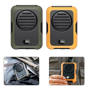 Waist Clip Fan Belt Fan 3 Speed 6000mAh ABS Hand-USB Rechargeable - Picture 1 of 72