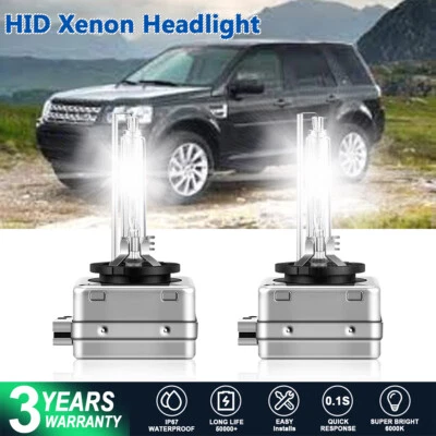 Lâmpadas brancas de xenônio para Land Rover LR2 LR3 Range Rover feixe alto/baixo farol HID - Imagem 1 de 4