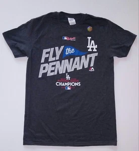 MAJESTIC LOS ANGELES DODGER 2017 NATIONAL LEAGUE CHAMPION LOCKER ROOM T-Shirt - Bild 1 von 5