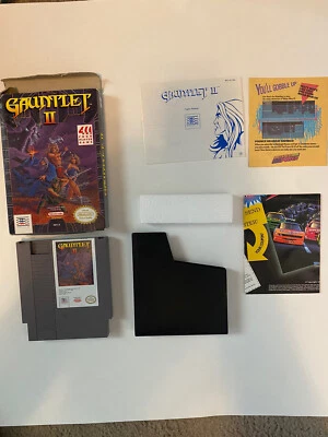 Gauntlet II 2 Nintendo NES Video Game Cartridge Tengen 1990 Complete in Box CIB - Image 1 of 4