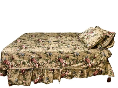 Ralph Lauren ADRIANA Full Queen Duvet, Shams, Pillow Cover, Bed Skirt Set 6pc - Image 1 of 4