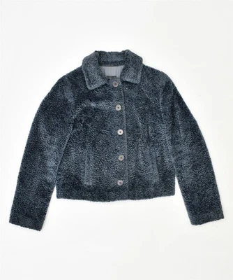 Chaqueta de piel sintética MK MASKA IT 40 pequeña azul viscosa DR13 para mujer Foto 1 de 4