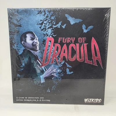 Fury Of Dracula Wizkids 4th Edition Pre Painted Miniatures Board Game New Sealed - Image 1 of 4