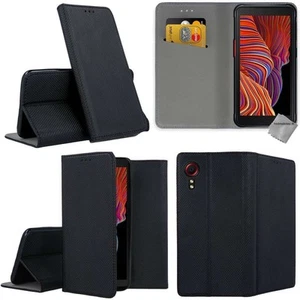 Hülle Case Cover Tasche Wallet Samsung Galaxy Xcover 5 + Hartglas - Bild 1 von 3
