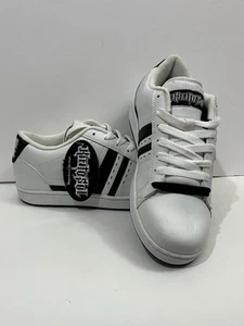 Vtg Kinto Sol Shoes size 9 Black/White New with Defects Dead Stock Chicano Rap - Picture 1 of 24
