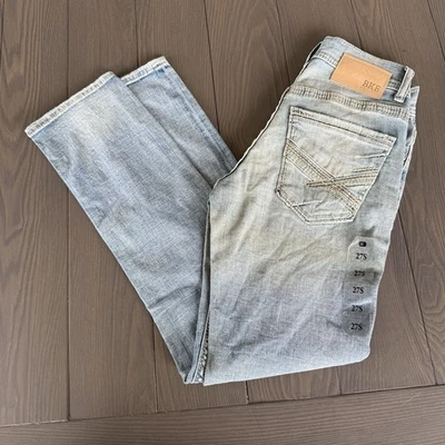 BKE Buckle Jeans Mens 27x30 Alec Straight Light Wash Blue Premium Stretch Denim - Image 1 of 4