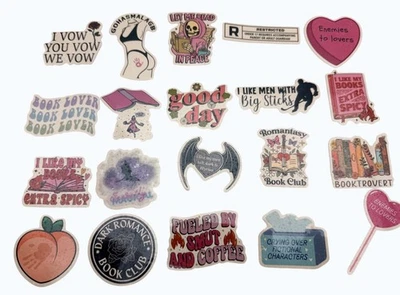 Paquete de 20 calcomanías temáticas de novelas de libro romántico Smut para adultos NUEVO álbum de recortes Foto 1 de 4