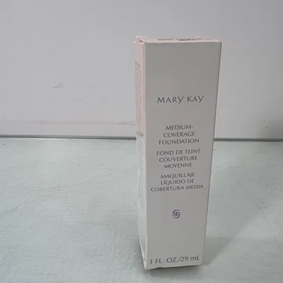 Mary Kay Medium Coverage Foundation Bronze 504 042010 1 Fl.Oz Gray Cap FAST SHIP - Image 1 of 2