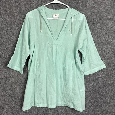 Blusa Top Lacoste Mujer 36/S Verde Ligera Informal Playa Costa Preppy Foto 1 de 4