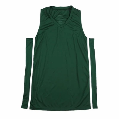 Camiseta deportiva de baloncesto Augusta Sportswear para mujer en blanco (verde oscuro) Winning Streak Foto 1 de 3