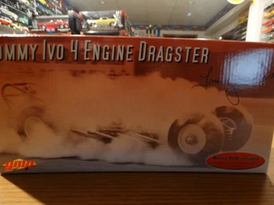 TOMMY IVO 4 ENGINE DRAGSTER SHOWBOAT DIE CAST METAL 1:18 SCALE GMP G1800809 /DVD - Image 1 of 4