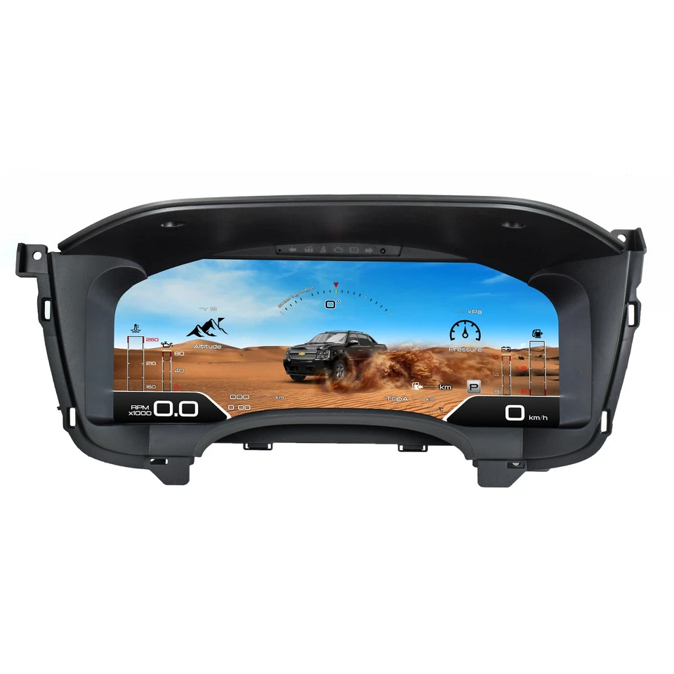 15" Digital Gauge Cluster Dashboard For Chevrolet Silverado GMC Sierra 2007-13 - Изображение 1 из 4