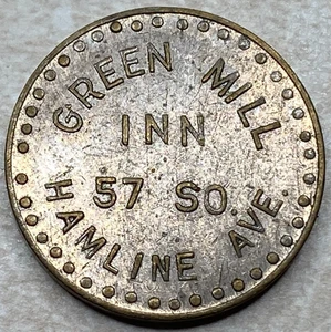 St Paul MN Minnesota Green Mill Inn 57 So Hamline Trade Game Arcade Token T8595 - Bild 1 von 5
