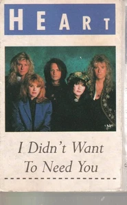 Heart I Didn't Want To Need You cassette UK Capitol 1990 card outer slip case - Picture 1 of 2