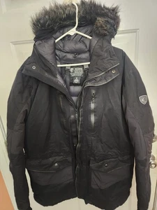 KUHL  UKON DOWN PARKA JACKET Black XXL 🔥 Excellent High End Item 🔥 Awesome  - Picture 1 of 24