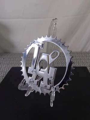 Bicycle Crank Lowrider  L.A.  Sprocket 36T Double Chrome. New In Package - Image 1 of 4