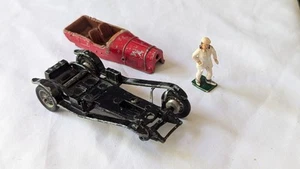 Vintage Corgi Avengers Original Emma Peel Figur & Steed's Bentley ERSATZTEILE/REPARATUREN - Bild 1 von 15
