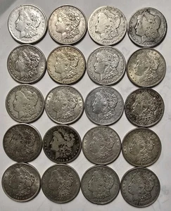 Rollo de 20 dólares de plata Morgan SKU02 - Imagen 1 de 10