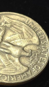 Llanta de cuarto de error 1967 golpeada y sin marca de ceca muy rara - Imagen 1 de 16