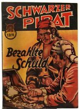 SCHWARZER PIRAT Nr. 22 / BEZAHLTE SCHULD / orig 1950-1955 / TOP