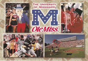 University of Mississippi "Ole Miss" Rebels Vaught-Hemingway Stadium Postcard - Picture 1 of 2